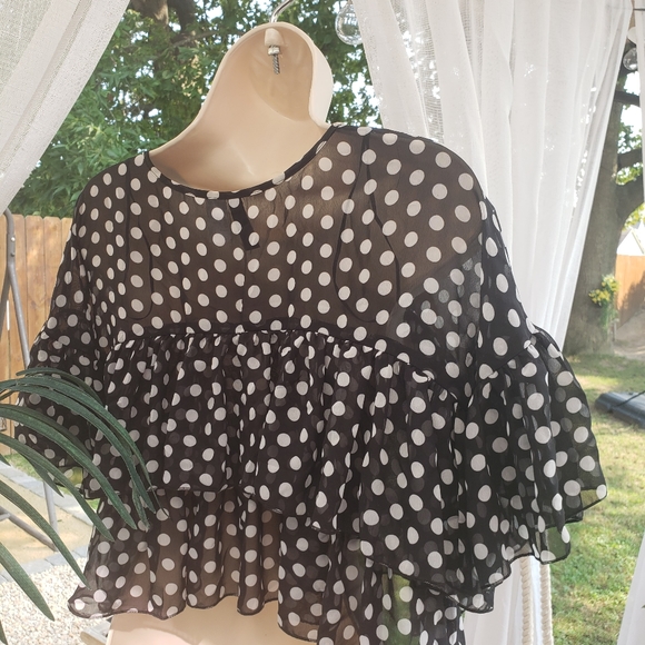 Ruffled crop top - Picture 6 of 6